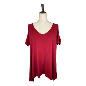 NWT Beluring V-Neck Cold Shoulder Top XL